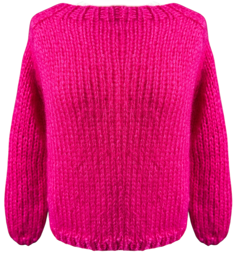 Carlotta Mohair Silk Sweater Pink - DOUIE